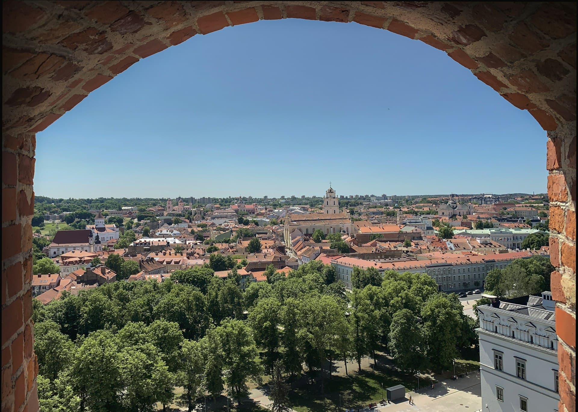 Lietuvos miesto panorama